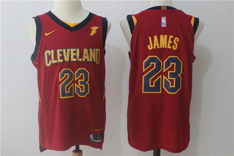 2017 Men Cleveland Cavaliers 23 Lebron James red Nike NBA Jerseys